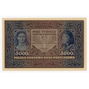 II RP, 5.000 mkp 1920 III Serja G (424)
