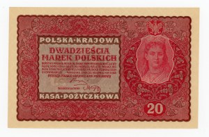 II RP, 20 mkp 1919 II Serja EY (425)