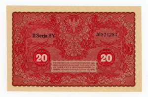 II RP, 20 mkp 1919 II Serja EY (425)