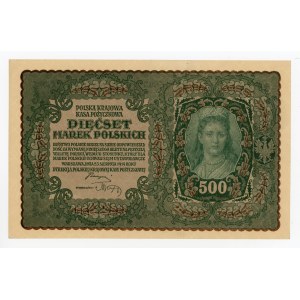 II RP, 500 mkp 1919 I Serja BW (427)