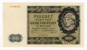 GG, 500 gold 1940 A (429)