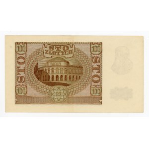 GG, 100 złotych 1940 B - Fałszerstwo ZWZ (430)