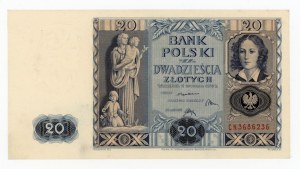 II RP, 20 gold 1936 CN (435)