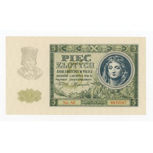 GG, 5 złotych 1941 AE (438)