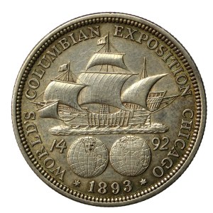 USA, 1/2 dolara 1893, Światowa Wystawa Kolumbijska (449)
