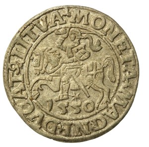 Sigismund II Augustus, Half-penny 1550, Vilnius - LI / LITVA (703)