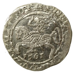 Sigismund II Augustus, Half-penny 1561, Vilnius - LI/LITVA (704)