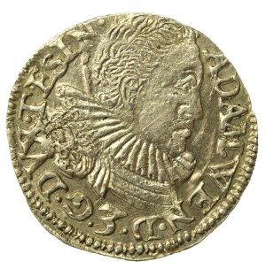 Silesia - Duchy of Cieszyn, Adam Wenceslas, 3 krajcars 1597, Cieszyn - rare (713)