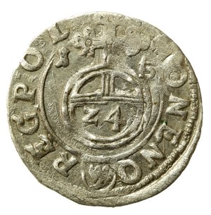 Sigismund III Vasa, Half-track 1616(5), Bydgoszcz. Date punctuation. Unattributed RRR (725)