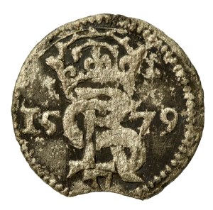 Duchy of Courland, Gotthard Kettler, Dwudenar 1579, Mitawa. Rare (736)