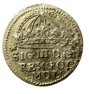 Sigismund III Vasa, 1609 penny, Krakow - Lewart (745)