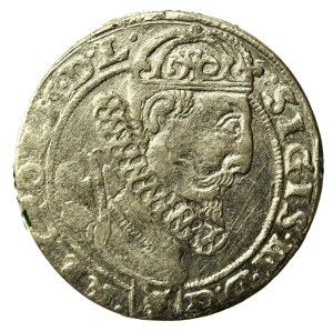 Zygmunt III Waza, Sixpence 1625, Krakow (754)