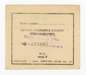 Recycled paper voucher - Zielona Gora province, 20 zlotys (384)
