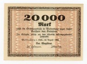 Walbrzych/Waldenburg, 20,000 marks 1923 (389)