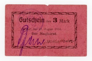 Szamotuły/Samter, 3 marks 1914 (391)