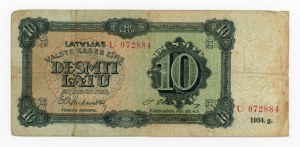 Latvia, 10 Latu 1934 U (1020)