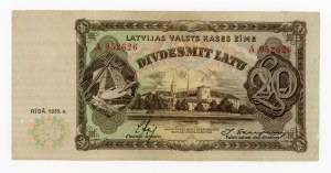 Latvia, 20 Latu 1935 (1021)