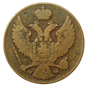 Russian annexation, Nicholas I, 3 pennies 1840 MW (558)