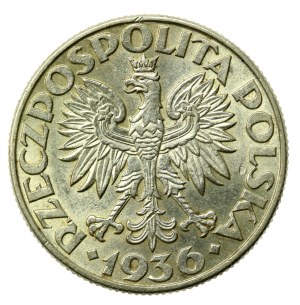 II RP, 2 gold 1936 Sailing ship (561)