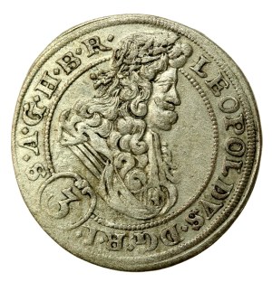 Silesia, Leopold I, 3 krajcara 1696 CB, Brzeg (564)