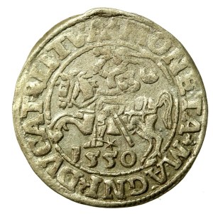 Sigismund II Augustus, Half-penny 1550, Vilnius - LI / LITVA (567)