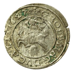 Sigismund III Vasa, 1627 penny, Vilnius (574)