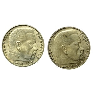 Niemcy, III Rzesza, zestaw 2 marki 1939. Razem 2 szt. (581)