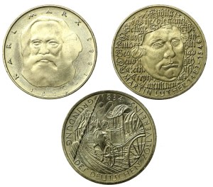 Germany, FRG, set of 5 marks 1983-1984. total of 3 pcs. (583)