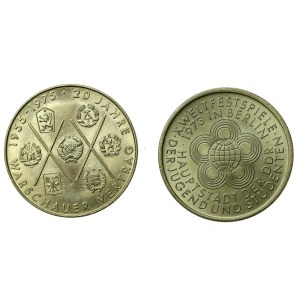 Niemcy, NRD, zestaw 10 marek 1973-1975. Razem 2 szt. (584)