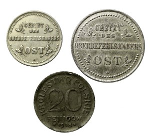 Ober-Ost and the Kingdom of Poland, set of 3 pcs. (589)