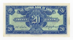 China, 2 Chiao = 20 cents, 1940 (1042)