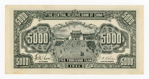 China, 5,000 yuan 1945 (1052)