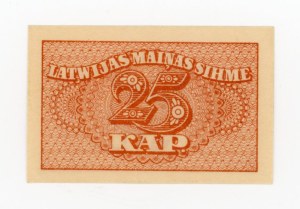 Latvia, 25 Kapeikas 1920 (1065)