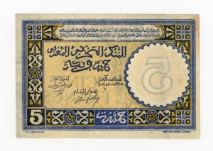 Morocco, 5 francs 1943 (1067)