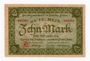 Poznan/Posen, 10 marks 1918 (1075)