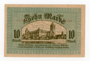 Poznan/Posen, 10 marks 1918 (1075)