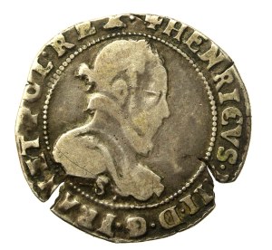 Henry III of Valois, 1/2 Frank 1587 S, Troyes (478)