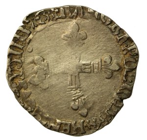 Henry III of Valois, 1/4 ecu, 1584 (480)