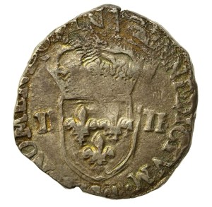 Henry III of Valois, 1/4 ecu, 1584 (480)