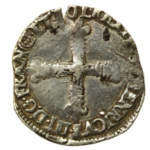 Henry III of Valois, 1/8 ecu, Nantes (481)