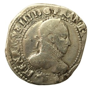 Henry III Valois, 1/2 Frank (482)