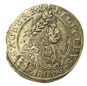 Austria, Leopold I Habsburg, 15 krajcars 1664 CA, Vienna (484)