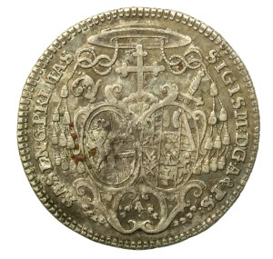 Austria, Archbishopric of Salzburg, 10 krajcars 1754, Salzburg (487)