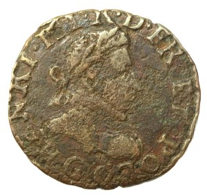 Henry III of Valois, Double tornois (double denarius) (489)