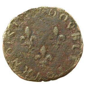 Henryk III Walezy, Double tornois (podwójny denar) (489)