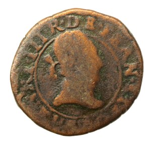 Henry III of Valois, Double tornois (double denarius) (492)