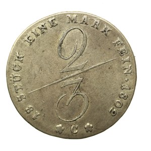 Niemcy, Bruszwig-Luneburg, Jerzy III, 2/3 talara, 1802 (652)