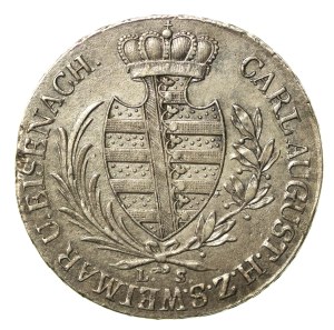 Germany, Saxony-Weimar-Eisenach, Charles Augustus, half-taler 1813. rare (653)