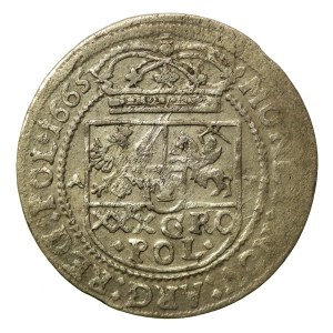 Jan II Kazimierz, Tymf 1665 AT, Bydgoszcz (657)