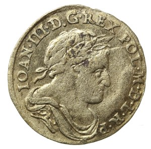 John III Sobieski, Sixpence 1678, Bydgoszcz - Leliwa in oval shield (669)